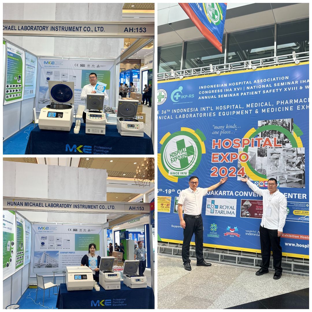 MKE LAB på Indonesia Hospital Expo 2024: Visar upp avancerade centrifuglösningar 1